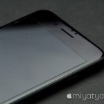 【mį】iPhone7Plus 立体成型フレームゴリラガラスフィルム ブラック装着